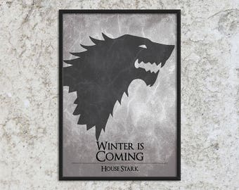 Game of thrones poster | Etsy UK