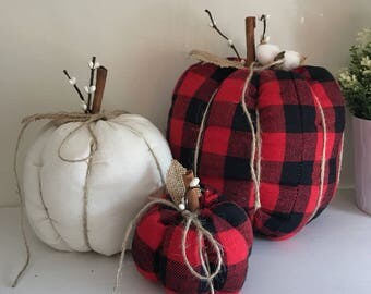 Pumpkin. 3 Fabric pumpkins. Fabric Pumpkins. Halloween pumpkins. Halloween decor. Fall Pumpkins. Stuffed pumpkins. Fall decor pumpkins