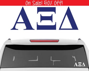 50% OFF! Alpha Xi Delta Decal | Sorority Car Decals, Sorority Vinyl Decal, Sorority Laptop Decal, Sorority Decal