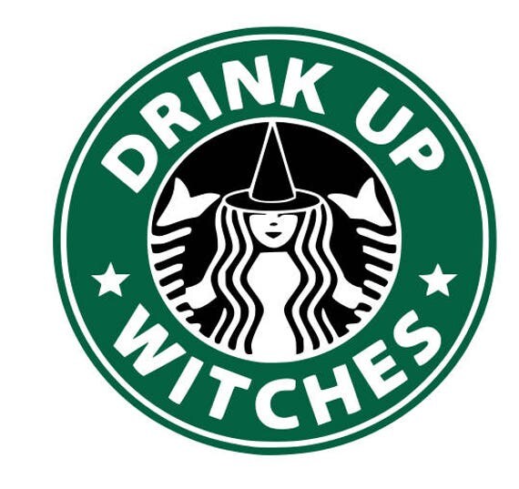 Download SVG drink up witches starbucks logo halloween starbucks