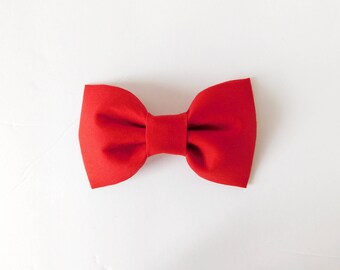 Red Dog Bow Tie, Red Bow Tie, Wedding Dog Bow, Red Collar Flower, Red Cat Bow Tie, Red Collar Bow, Red Dog Collar Bow