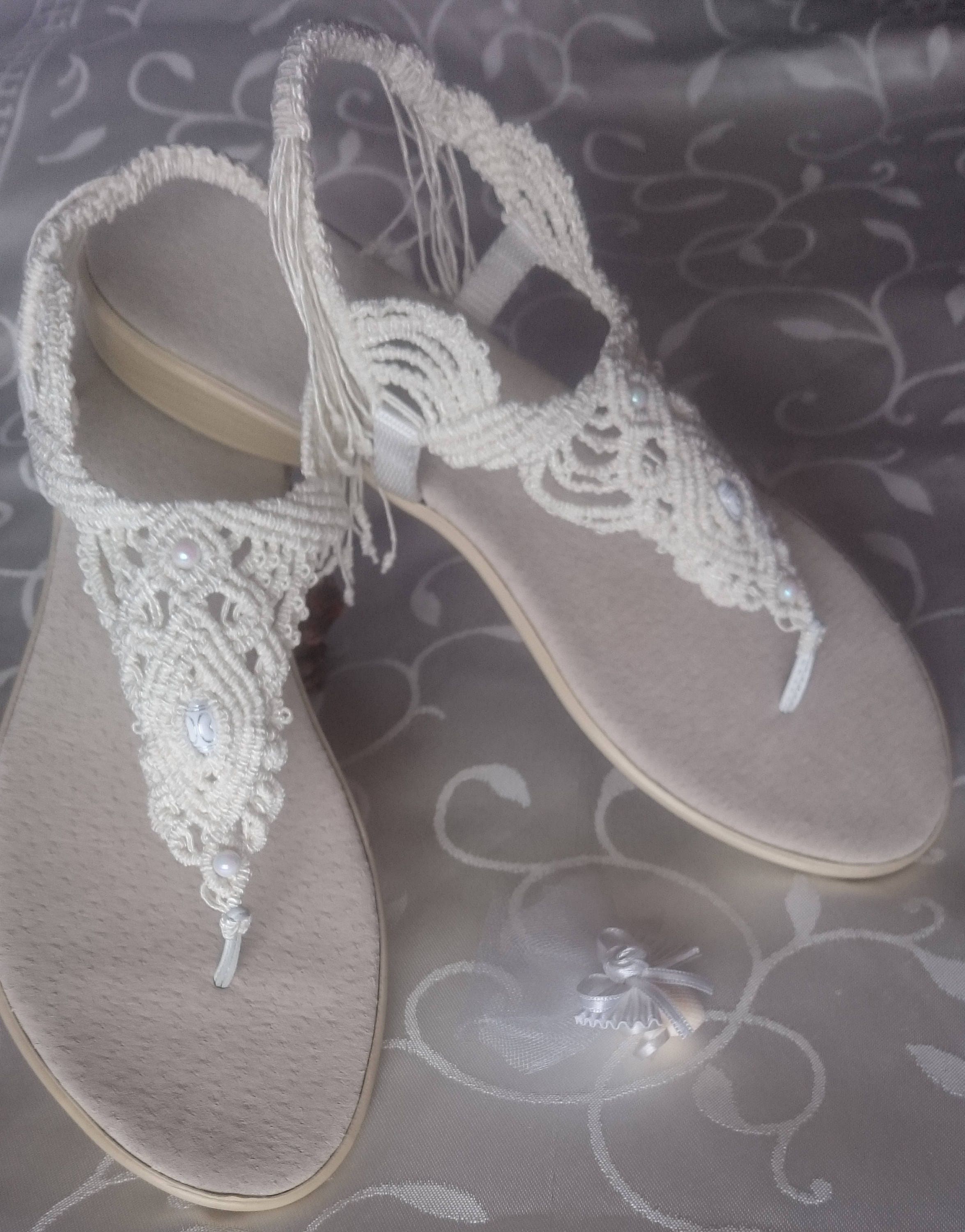 bohemian wedding sandals