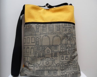 SAC bandoulière en tissu "city walk"