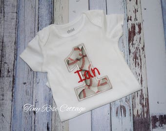 Birthday Shirt. Baseball Birthday Shirt. Different Numbers Shirt/Body Suit