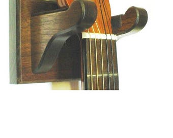 Walnut Guitar Hanger Wall Mount Display