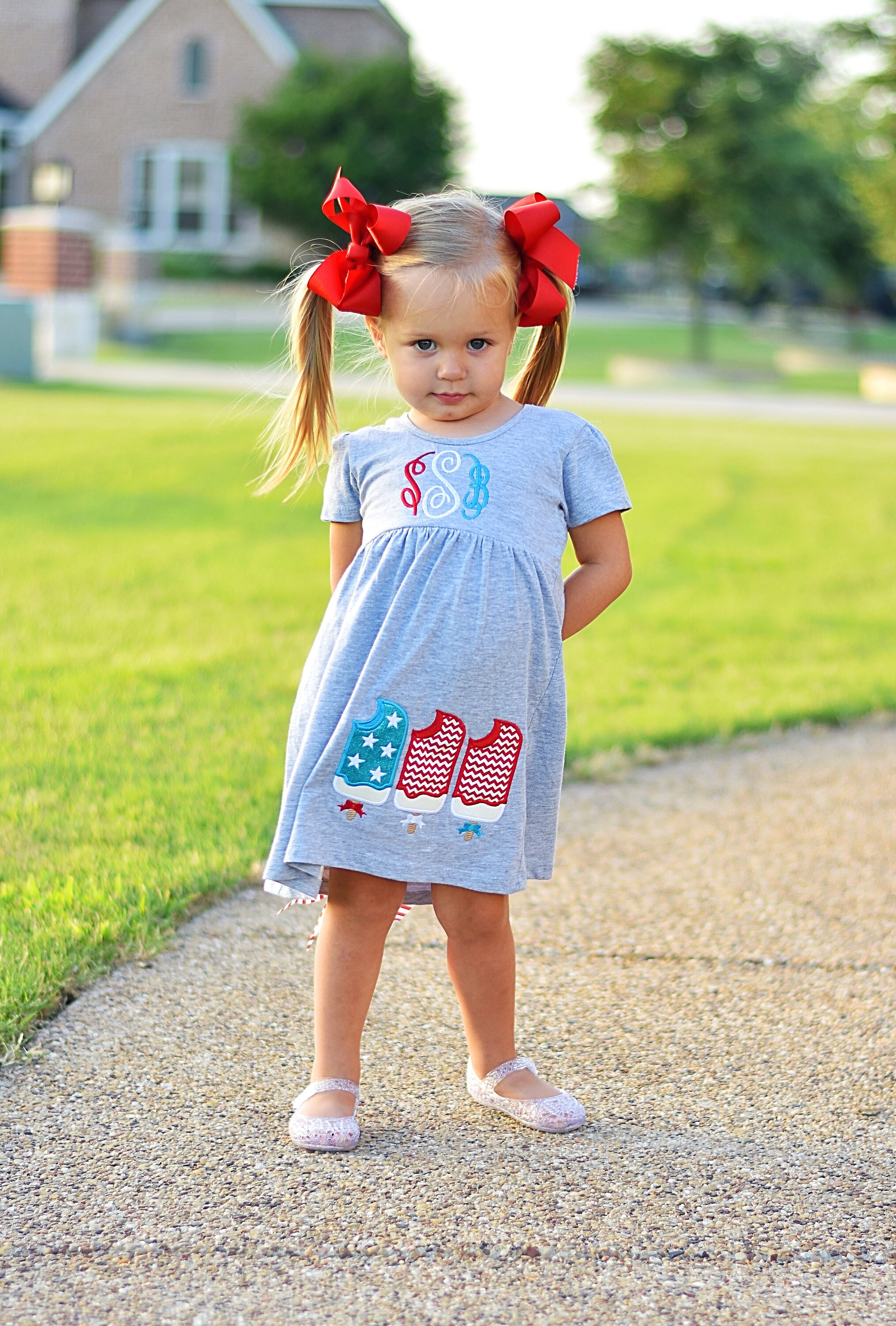 Fourth of July Dress Popsicle Toddler Dress July 4th Dress