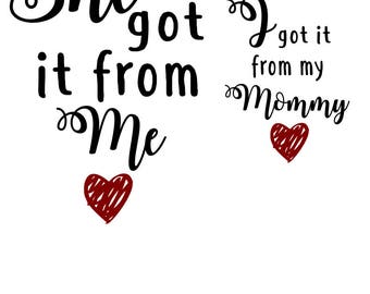 Big Sister Little Brother SVG File Quote Cut File Silhouette