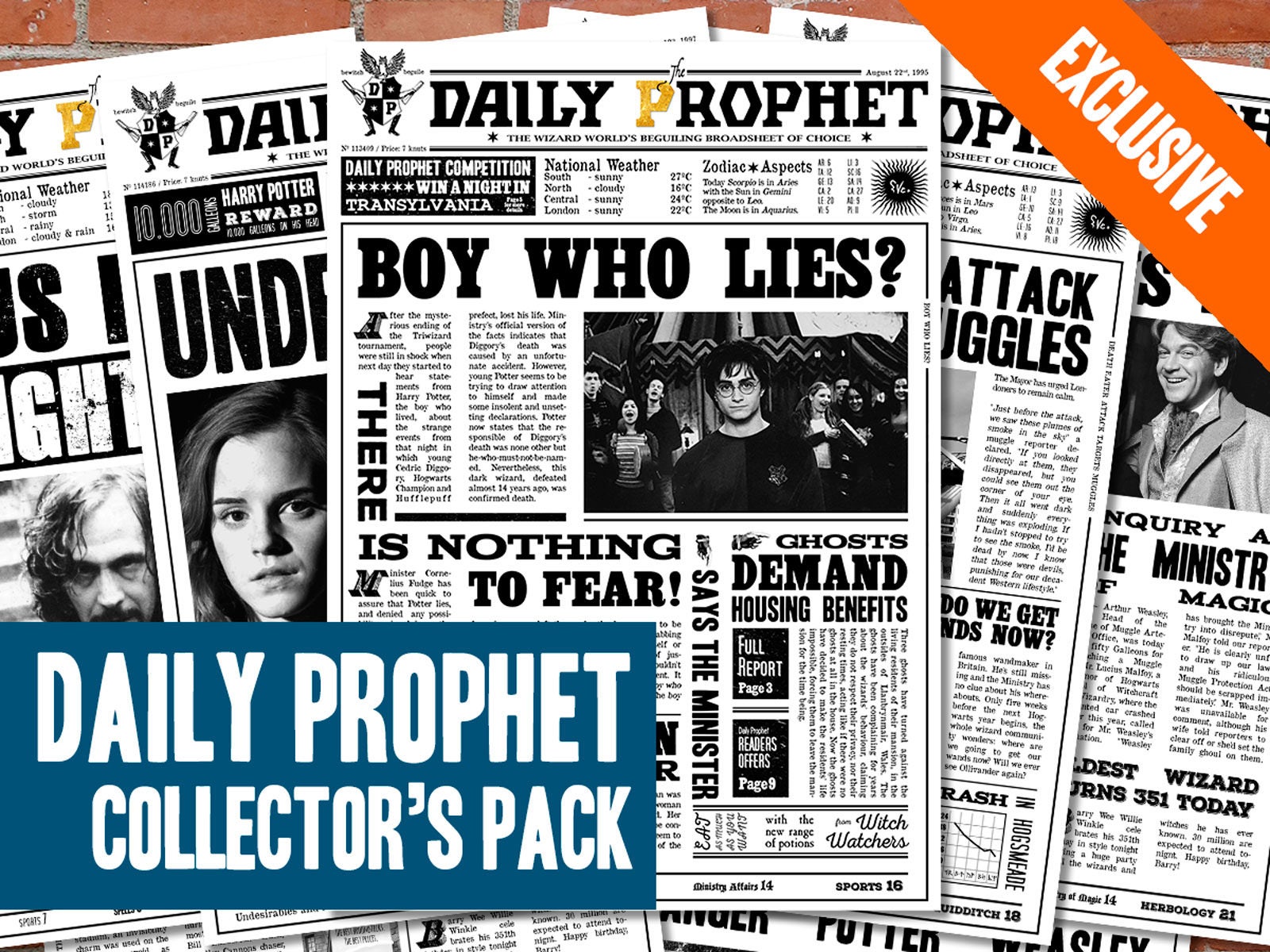 Harry Potter Daily Prophet Printable Daily Prophet Da - Vrogue.co