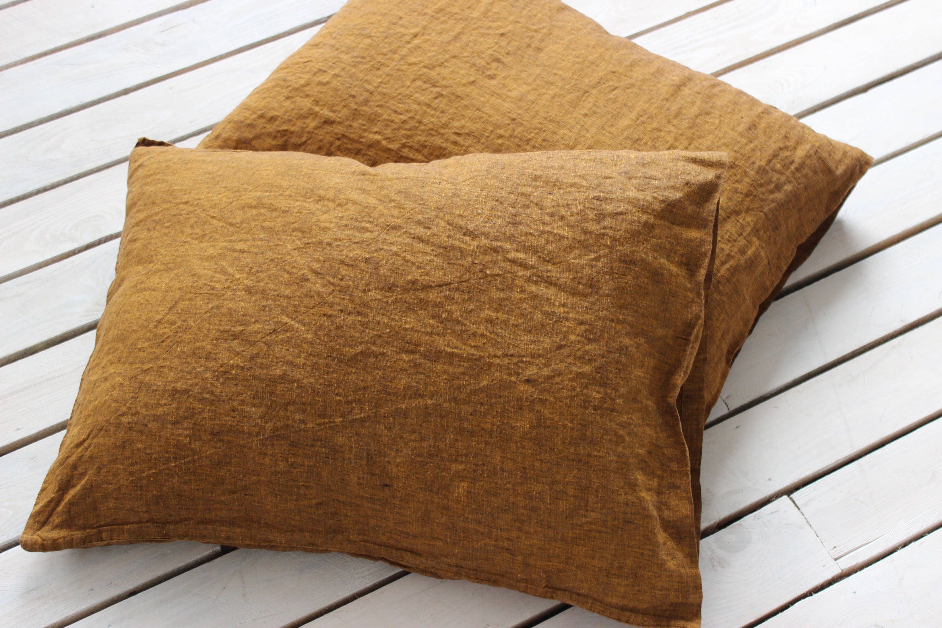 100 Linen Pillowcase Housewife Style Organic Pillow Case Slip