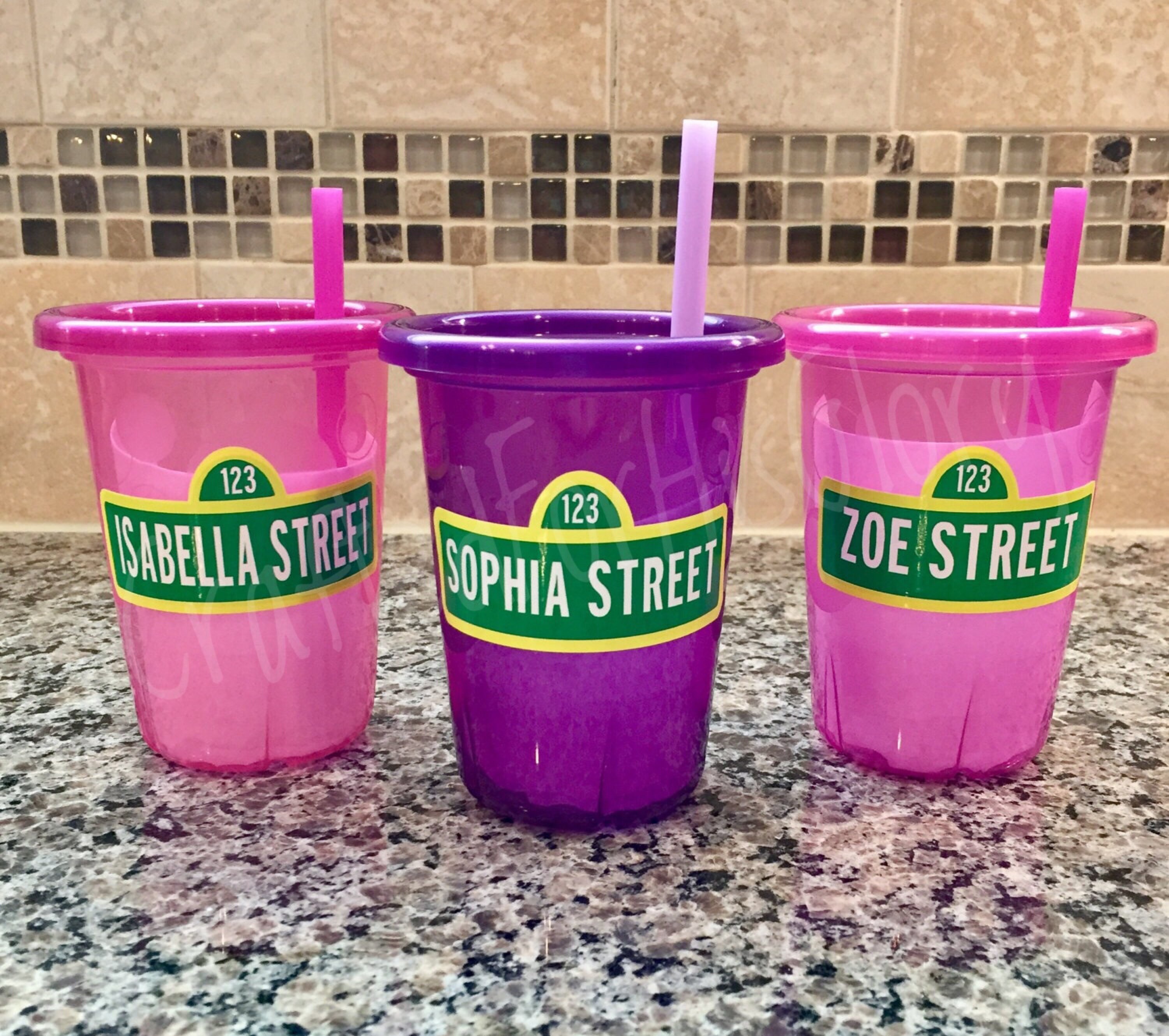 Abby Cadabby Party Favors Personalized Cups Set of 3