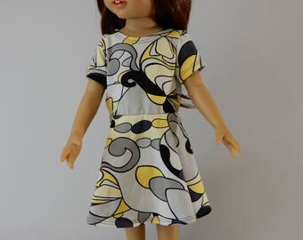 18 inch doll clothes american, Girl doll clothes, 18"doll dress american, Girls doll dress, 18"doll dress handmade, American doll outfit