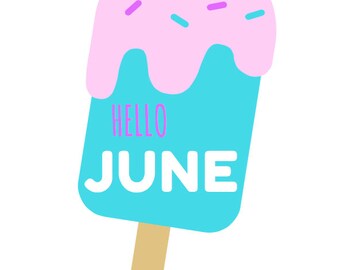 JUNE 2017 Planner Daily Calendar | Bullet Journal Inserts | Planner Inserts | Printable Monthly Planner | Personal, A5, + Happy Planner