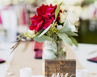 Wooden Table Numbers Set Of 20 Wedding Decor Wooden Table Numbers Set Of 20 Wedding Decor