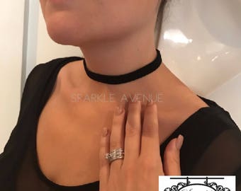 Choker / Black Velvet Choker / Choker Necklace / Plain Black Choker / Soft Choker / Thin Choker / Choker Necklace