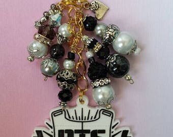 BTS Bulletproof Purse Charm/Bling Keychain