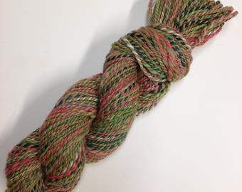 Handspun Everything yarn, 145 yards