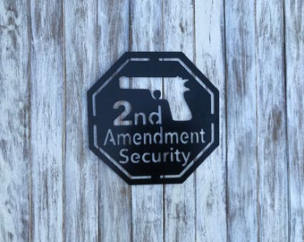 2nd amendment sign | Etsy