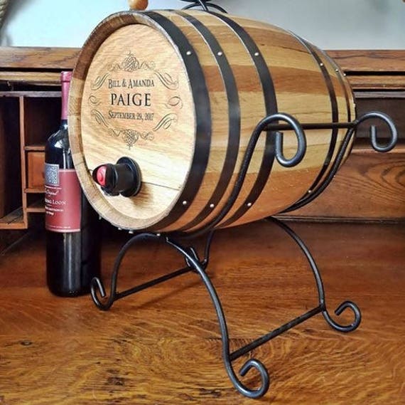 Personalized Wine Dispenser Barrel