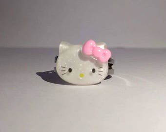 Hello kitty ring | Etsy