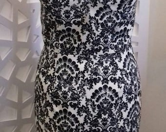 Baroque print sexy dress size 40