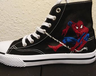 Custom Spiderman converse