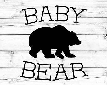 Download Baby bear svg | Etsy