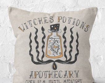 Halloween Pillow Cover Halloween Decor Witches Potions