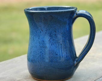 Mug Handmade Eddie Mavracic Blue Large - Alperstein Designs