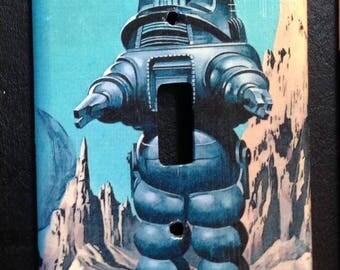 light switch wall plate: Robby the Robot from "Forbidden Planet"