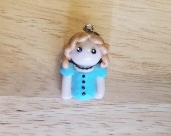 Alice in Wonderland clay figure