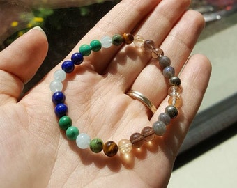 Anxiety + Depression, Gemstone Bracelet