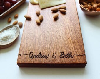 Cheese Board, Personalized Cutting Board, Custom Name, Wedding Gift, Christmas Gift, Anniversary, Personalized Womens, Gift For Her, Closing