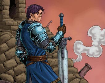 Knight of the Ruined Order - Digital Print
