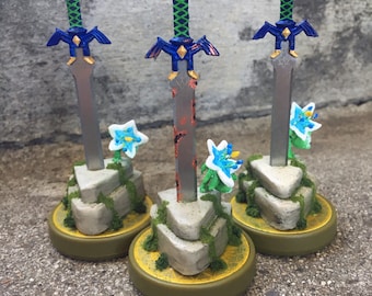Legend of Zelda: Breath of The Wild - Mastersword custom amiibo