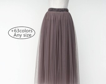 Summer women tulle skirt dress, adult tulle skirt women's tutu