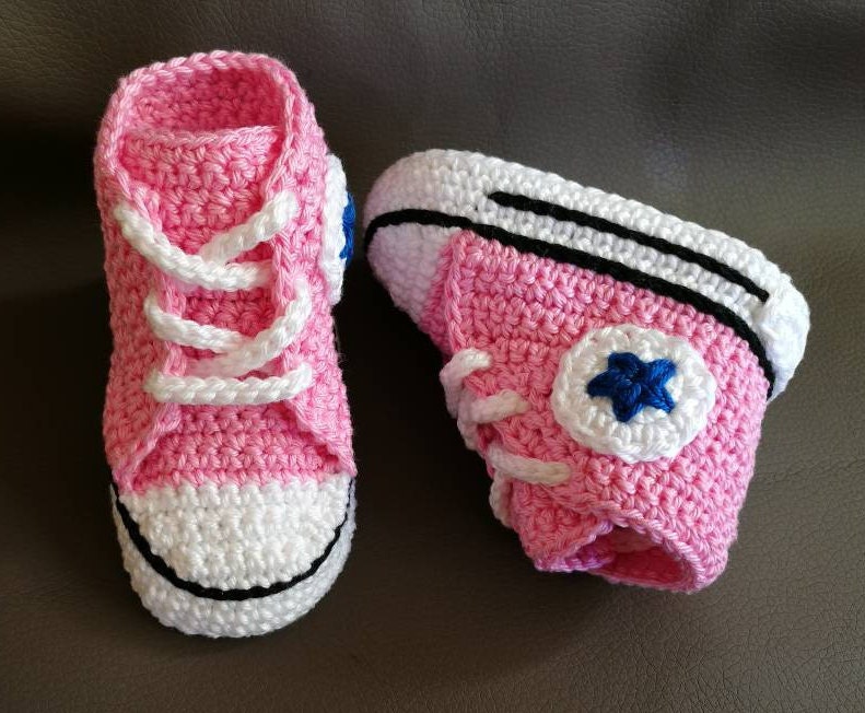 CROCHET PATTERN Baby crochet conversenewborn sneakers