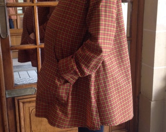 unique 70s maternity coat