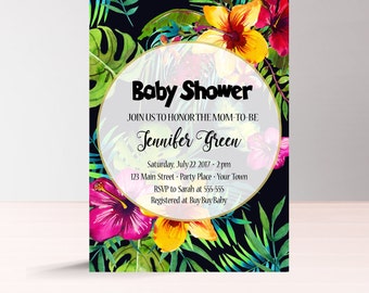 Hawaiian baby shower | Etsy