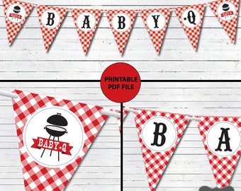 I Do BBQ Banner I Do BBQ Decorations BBQ Wedding Shower
