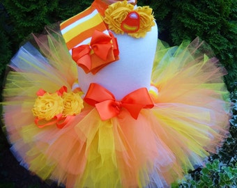 Halloween Tutu, Candy Corn Tutu, Baby Halloween Costume, Candy Corn, Fall Tutu, Halloween Costume, Baby Costume, Toddler Halloween Costume