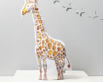 giraffe shaped pillow