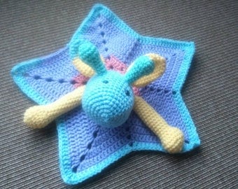 Star blanket, multicolored giraffe