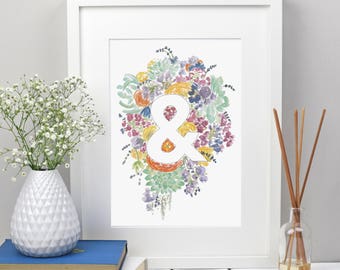 Ampersand Wall Decor ampersand wall art | etsy Ampersand Wall Decor ampersand wall art | etsy