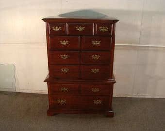 American Drew Cherry High Chest Of Drawers American Drew Cherry High Chest Of Drawers
