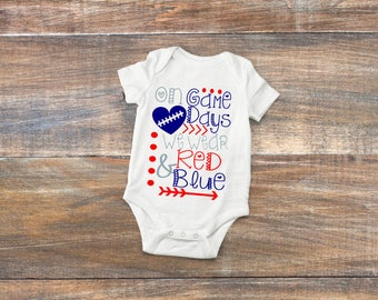New England Patriots or New York Giants Baby Bodysuit or Toddler Shirt