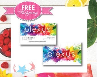 Plexus Water Color Design | Plexus Business Cards | Digital or Print | sku566