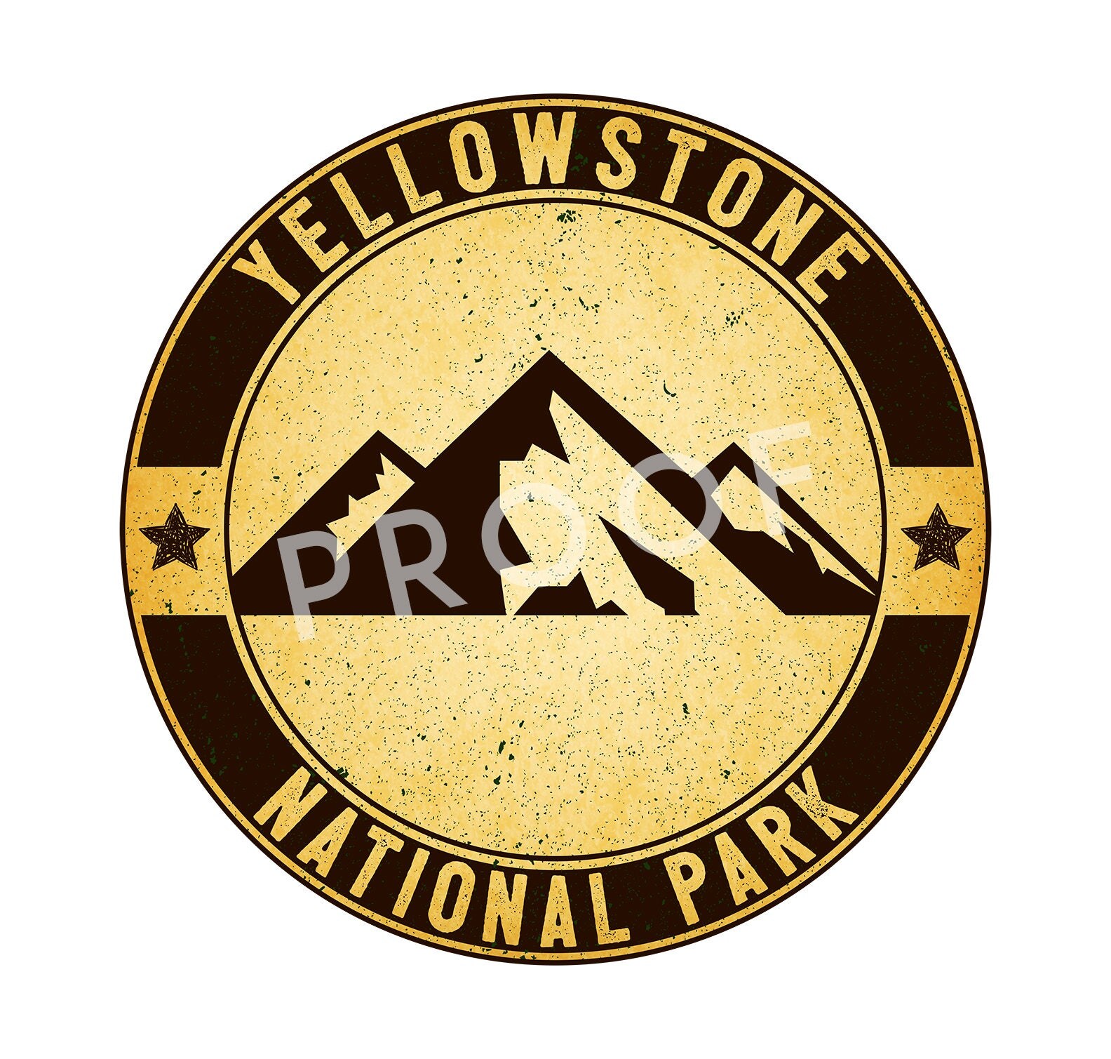 Yellowstone National Park Wyoming Decal Sticker Vinyl