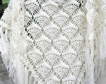Handmade Shawl, Scarf, Echarpe, Etole