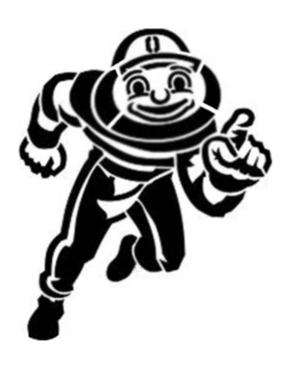 Ohio State Brutus Buckeye Custom Stencil FAST FREE SHIPPING from