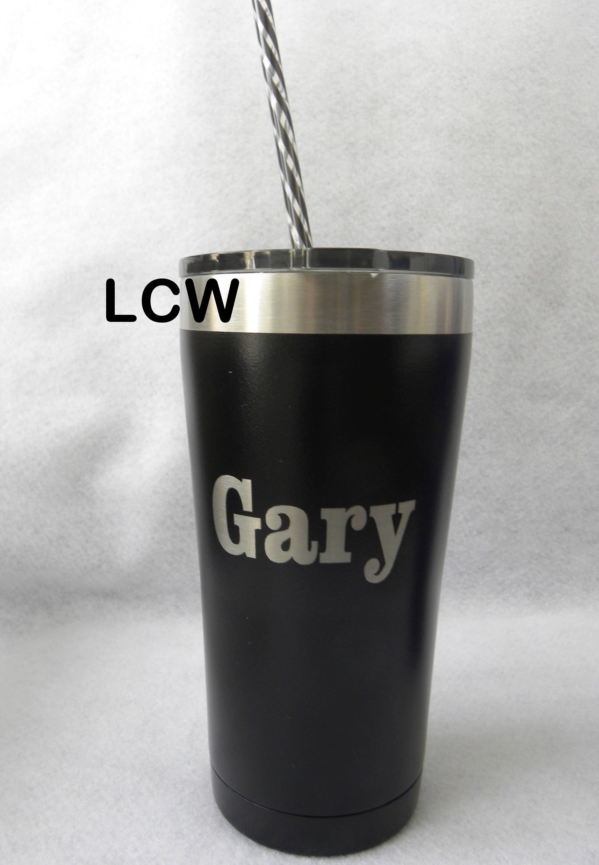 Personalized Custom Laser Insulated Tumbler Cup 20 oz. Cold
